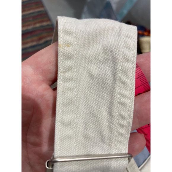 Vintage Y2K Vintage Beige Overalls 100% Cotton Baby Boots India Sz 30 lbs - Picture 11 of 12